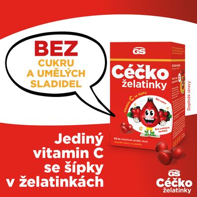 GS CÉČKO želatinky 50 ks
