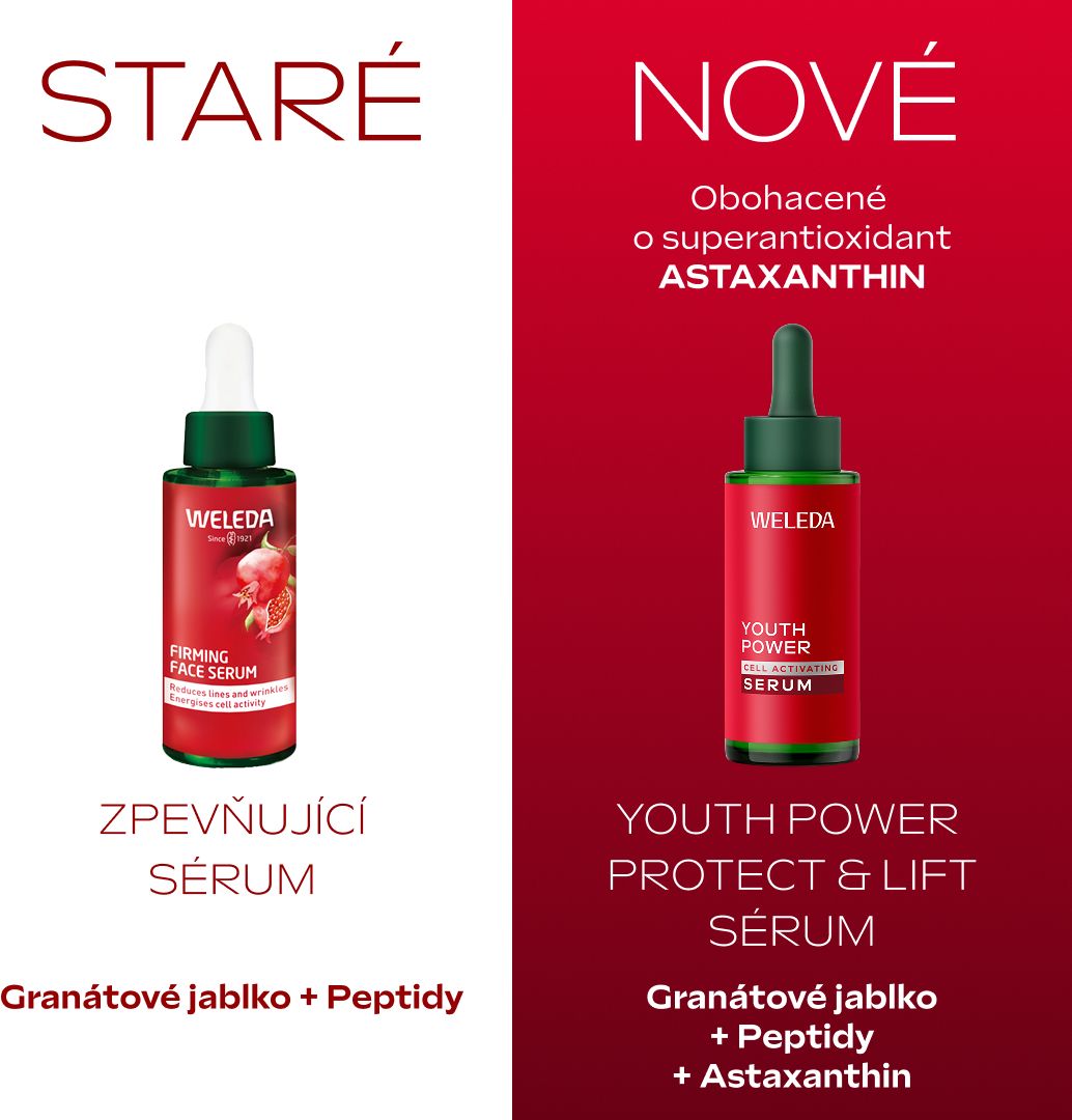 Weleda Youth Power Astaxanthin Zpevňující sérum 30 ml
