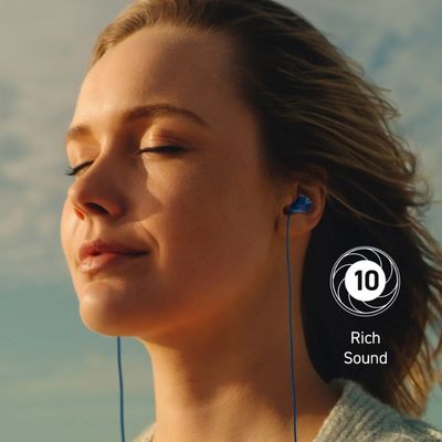 Panasonic RP-TCM225DEK In-ear headphones, modrá