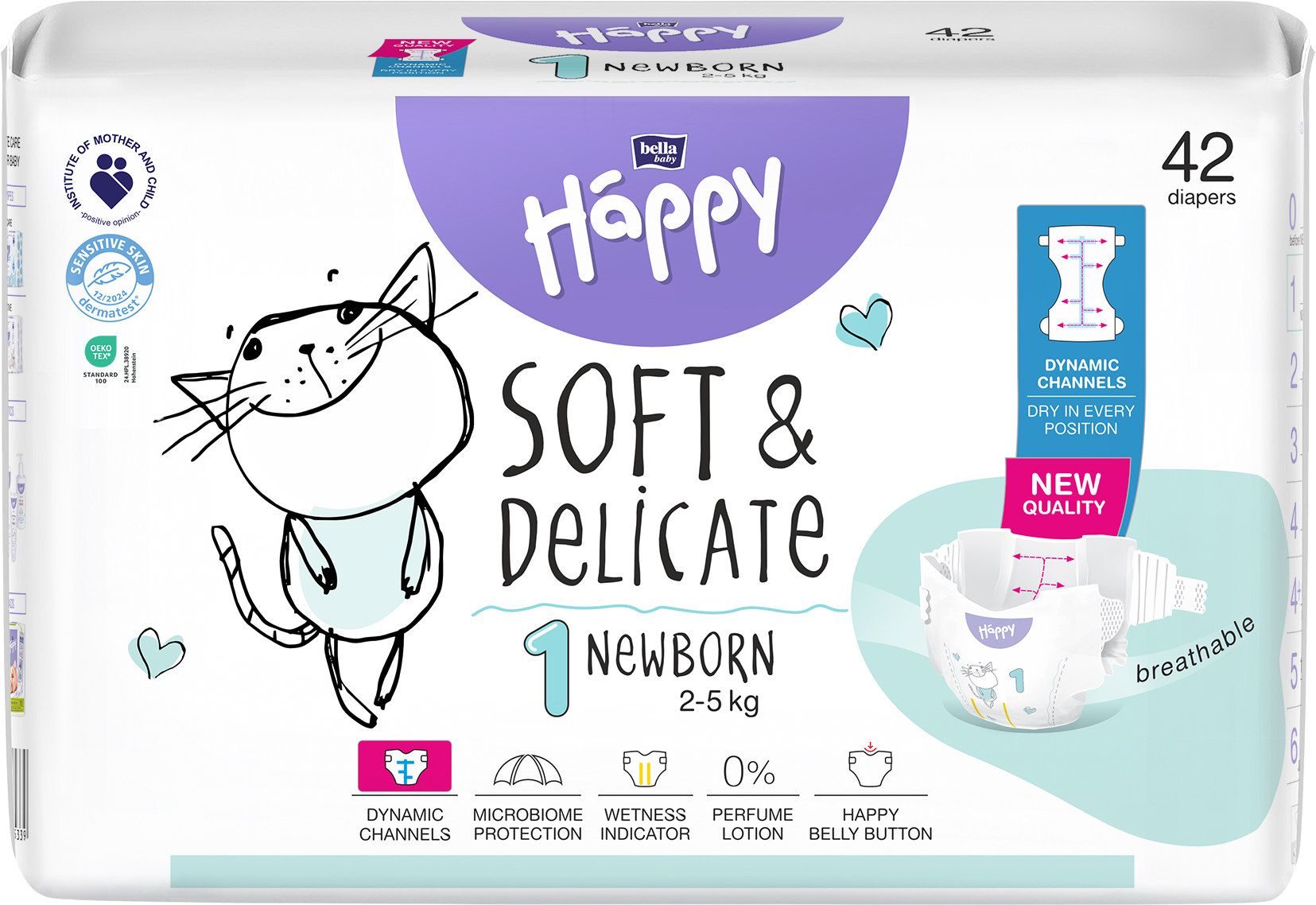 Bella Baby Happy New Born 42 ks