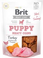 Brit Jerky Puppy Turkey Meaty Coins pamlsky pro štěňata 80 g
