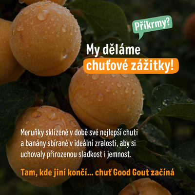 Good Goût BIO Meruňka s banánem 120 g