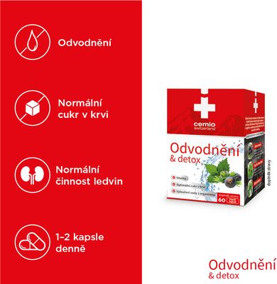 Cemio Odvodnění & detox 60 kapslí