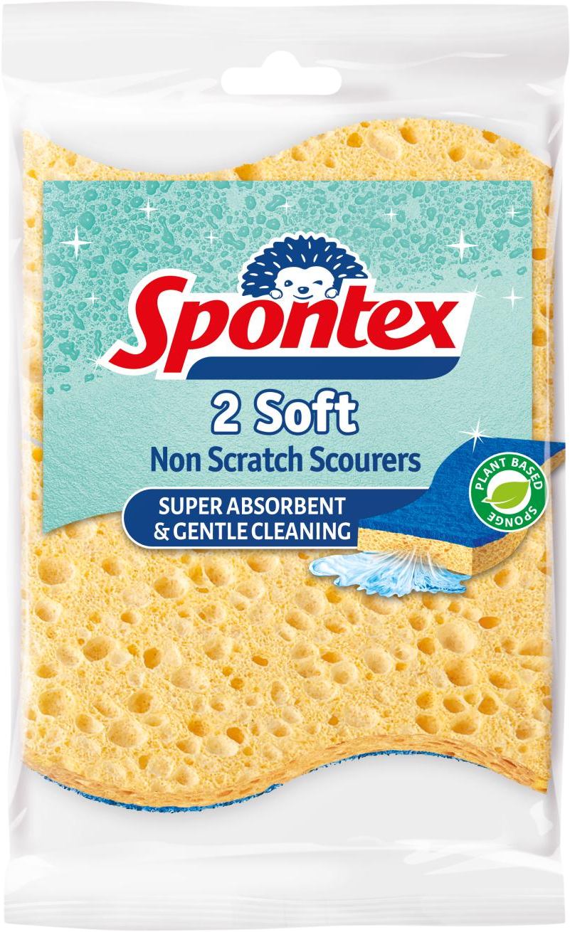 Spontex Soft houbička na nádobí 2 ks