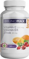 Medikapharm Imunomax FORTE vitamín C + D + Zinek 60 kapslí