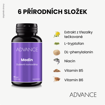 ADVANCE Modin - duševní rovnováha 60 kapslí