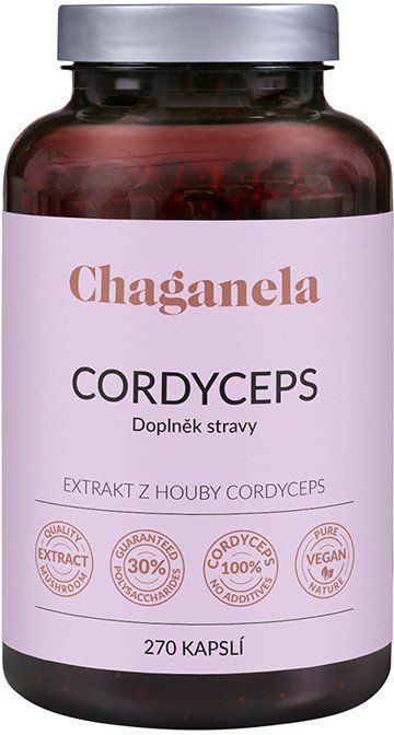 Chaganela Extrakt z cordycepsu 270 kapslí