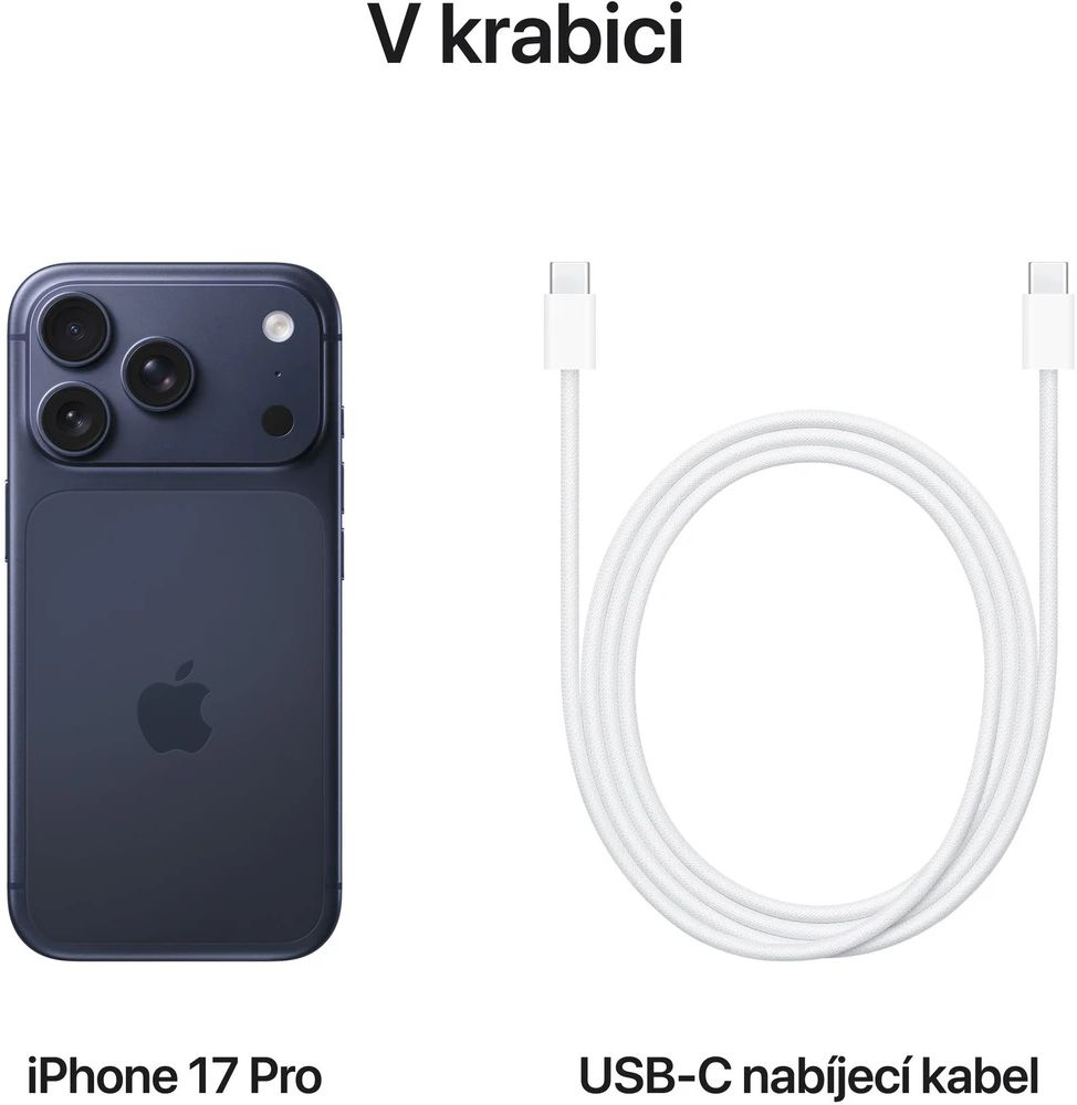 Apple iPhone 17 Pro 256GB Temně modrá