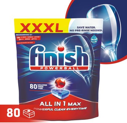 Finish All-in-1 Max Tablety do myčky 80 ks