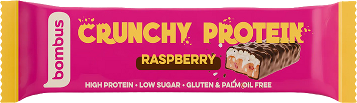 Bombus Crunchy Maliny 50 g