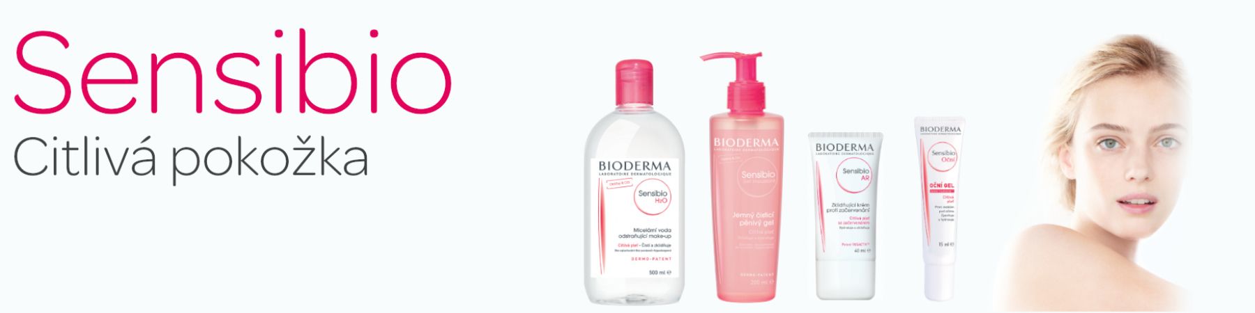 sensibio, bioderma, citlivá, suchá pleť