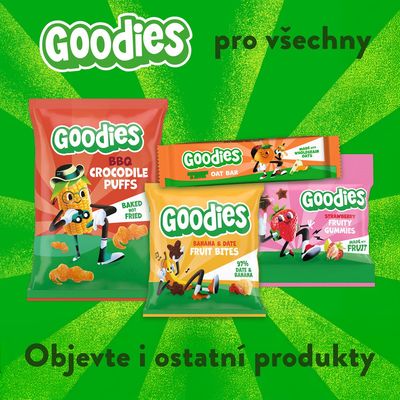 Goodies křupky BBQ krokodýli 30 g