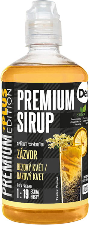 DEI Premium Plus Sirup zázvor bezový květ 485 ml