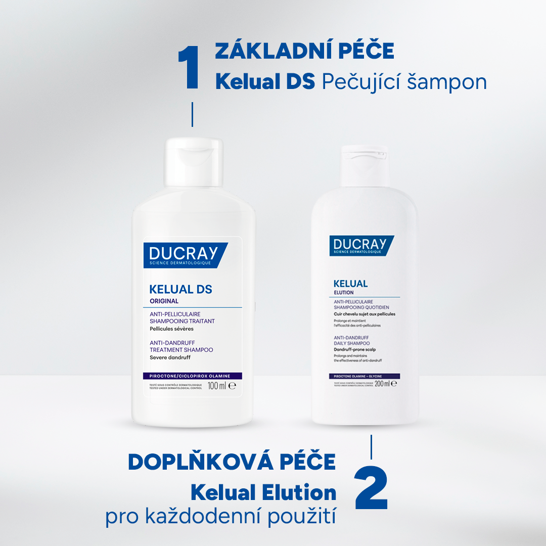 Ducray Kelual DS šampon redukce tvorby lupů 100 ml