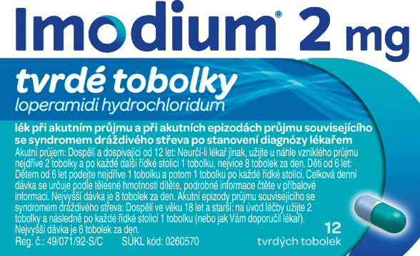 Imodium 2 mg 12 tobolek