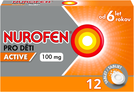 Nurofen pro děti Active 100 mg 12 tablet