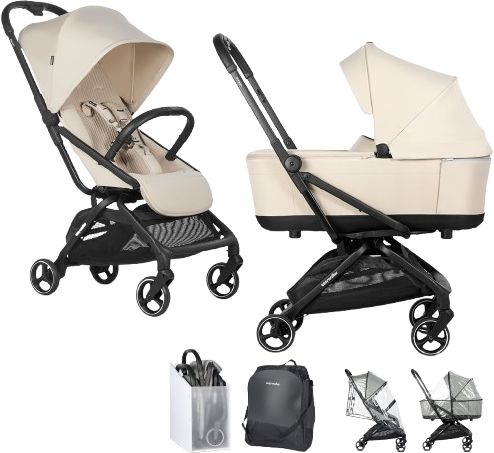 Easywalker Kočárek kombinovaný Rockey S Bright Taupe