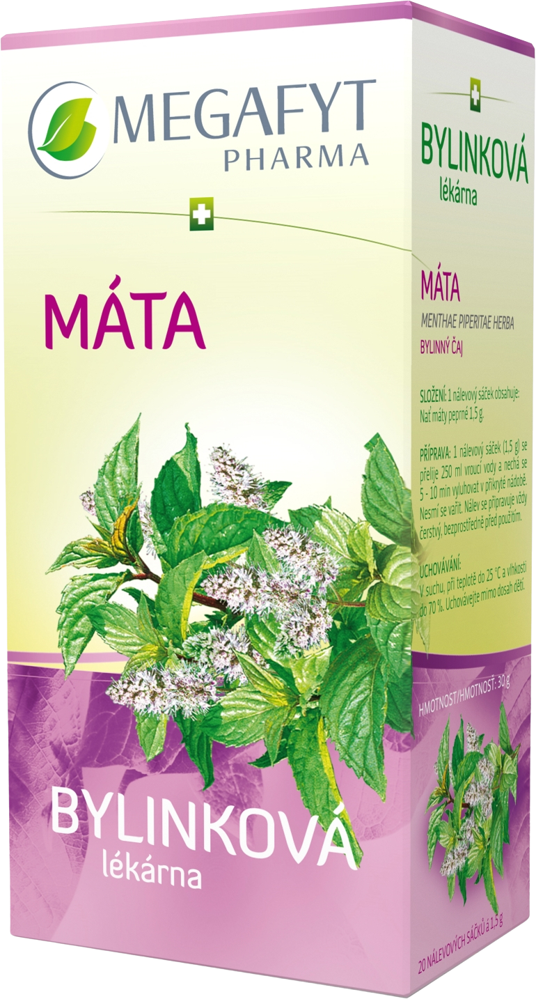 Megafyt Bylinková lékárna Máta sáčky 20 x 1.5 g