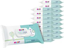 HiPP Babysanft vlhčené ubrousky Soft&Pur + víčko 18 x 48 ks