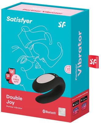 Satisfyer Párový vibrátor Double Joy Connect černý