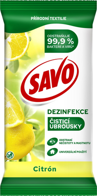 Savo Citrón Dezinfekční čistící ubrousky 30 ks