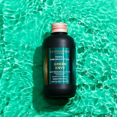 Revolution Tones for Brunettes Barva na vlasy Green Envy 150 ml