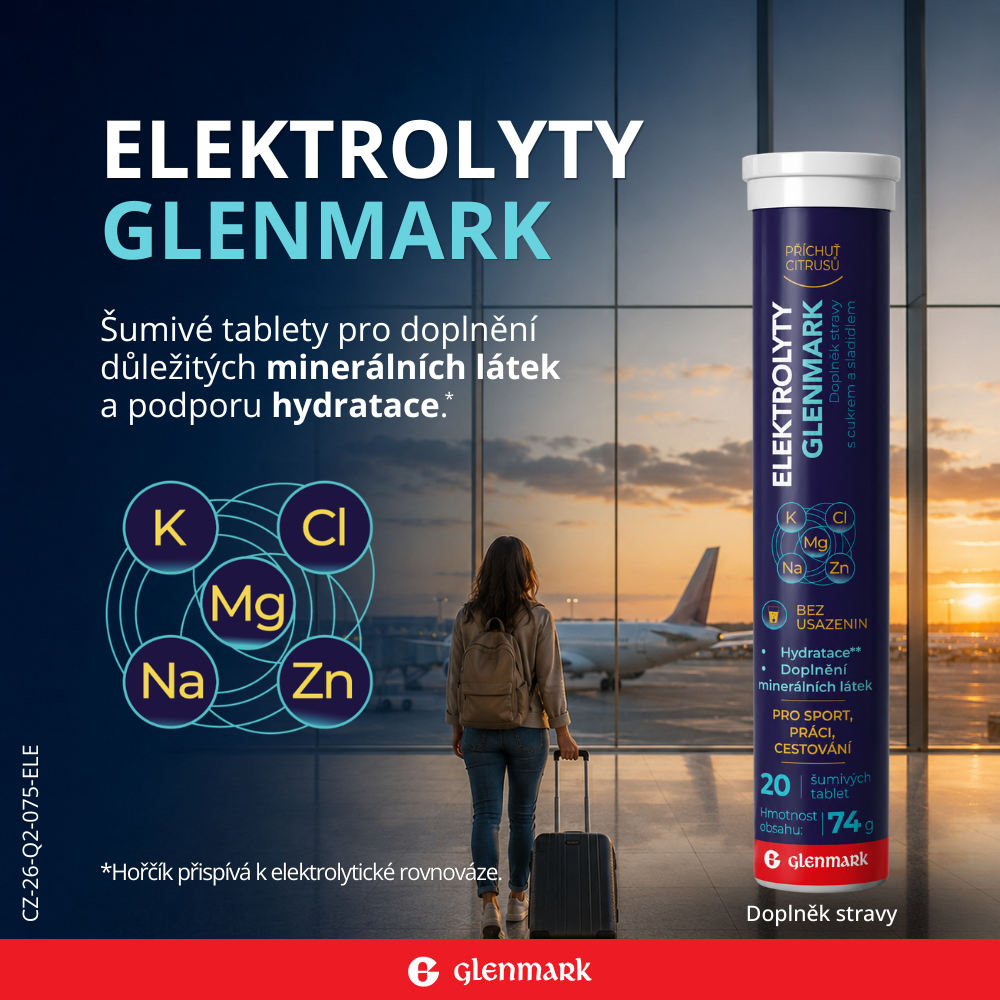 Glenmark Elektrolyty Glenmark příchuť citrusů 20 ks