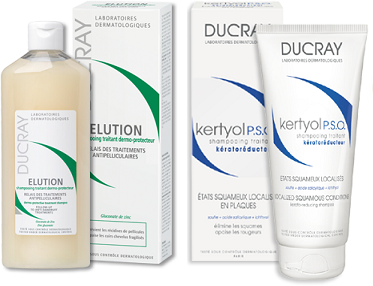 Ducray Kertyol PSO shp 200ml+Elution shp 200ml