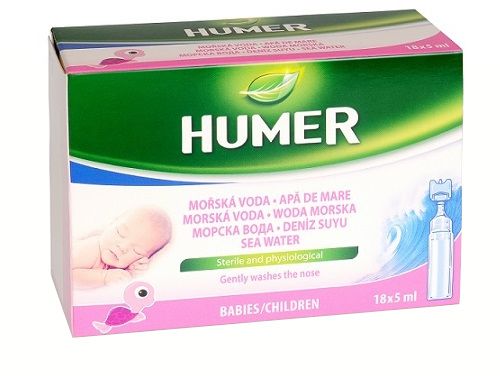 Humer Mořská voda kojenci Ampule 18 x 5 ml