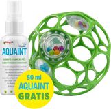 Oball Hračka RATTLE 10 cm 0m+ seafoam + 50 ml Aquaint