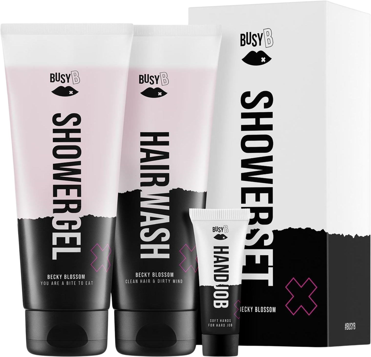 BusyB Dárková sada pro kompletní péči o tělo a vlasy