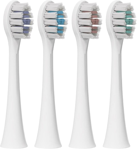Be Lucent Prism Sonic Toothbrush Heads, multicolor 4 ks