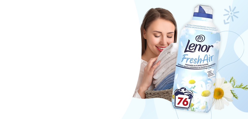 Lenor Aviváž, Fresh Air Sensitive, 76 praní, 1.06 l