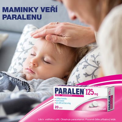 Paralen pro děti 125mg, 20 tablet