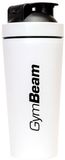 GymBeam Šejkr Steel White 1 ks