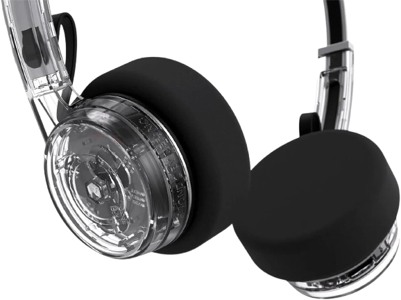 Mondo Freestyle On-Ear bezdrátová sluchátka čirá