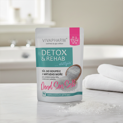 VivaPharm Sůl do koupele Detox and rehab 1000 g
