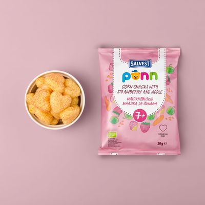 Salvest Põnn BIO Jahodové křupky 20 g