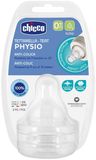 Chicco Dudlík na láhev Perfect 5 Well-Being pomalý průtok 2 ks