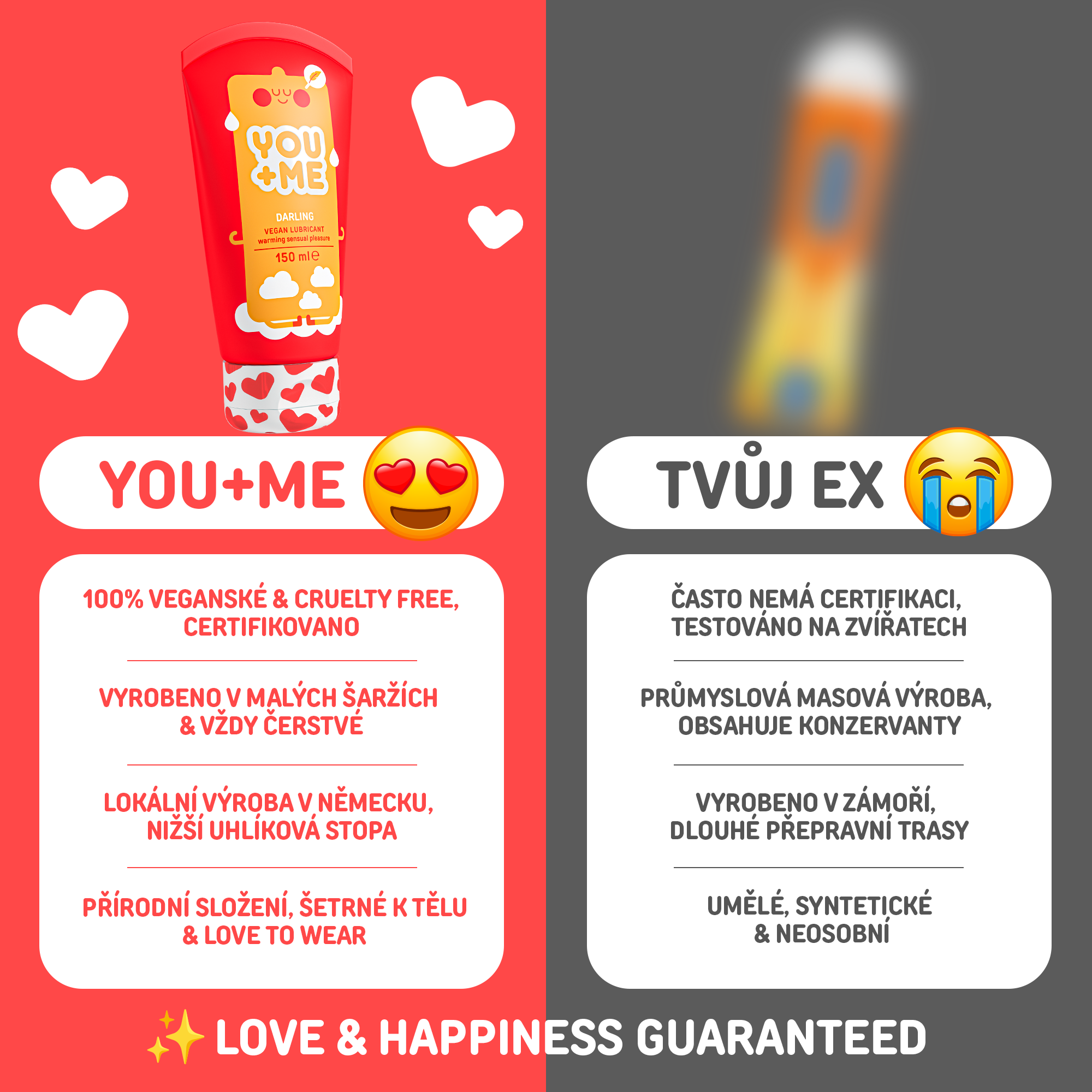 You Me Warming lubkrikační gel 150 ml