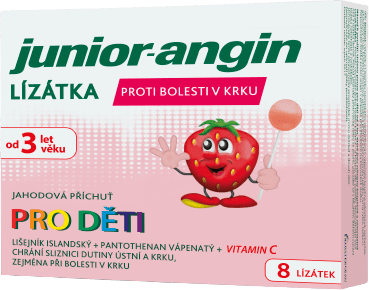 Junior-angin Lízátka pro děti 8 ks