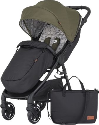 Petite&Mars Kočárek sportovní Royal3 Black Mature Olive