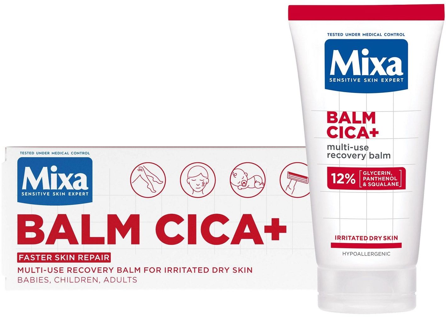 Mixa Balm Cica+ regenerační balzám 50 ml