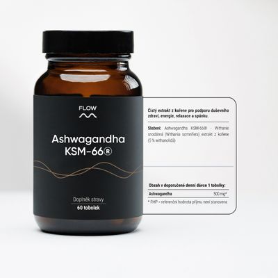 Flow Ashwagandha - KSM66® 60 tobolek