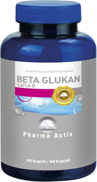 Pharma Activ Beta Glukan 1,3/1,6 D 60 kapslí