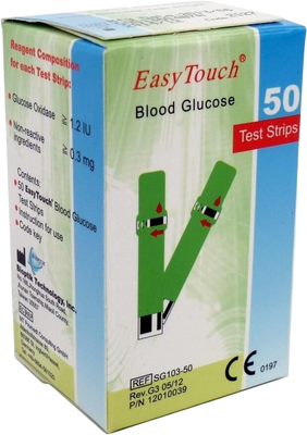 EasyTouch Proužky glukóza 50 ks