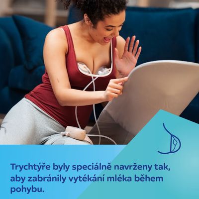 Canpol babies Dvojitá odsávačka mateřského mléka do podprsenky MilkShell