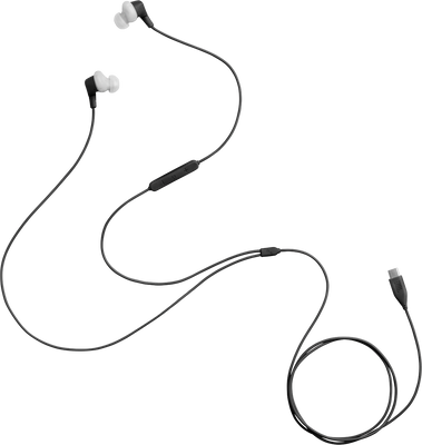JBL Endurance Run 3C USB-C Black/Grey, drátová sportovní sluchátka s USB-C konektorem