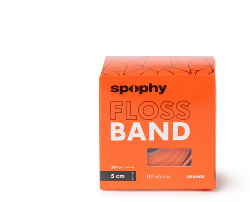 Spophy Flossband Orange, flossband oranžový 2 m