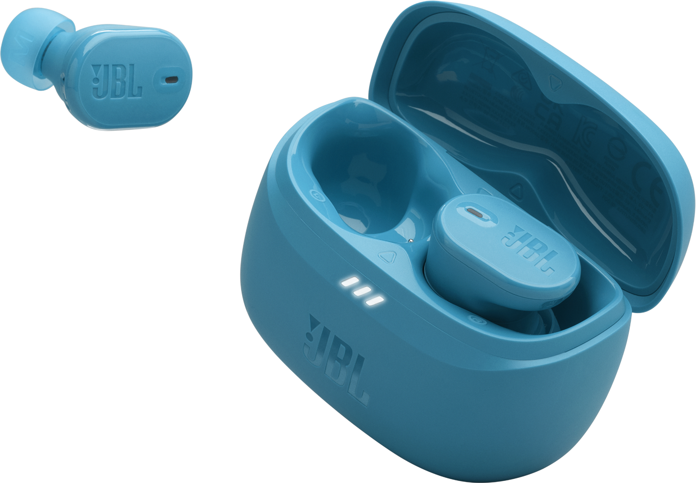 JBL Tune Buds2 Teal, TWS sluchátka s potlačením hluku